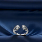 Silvermirror Spark Women`s ring