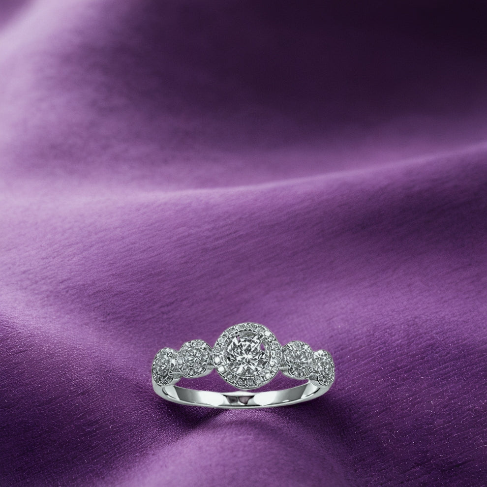 silver trinity spark band