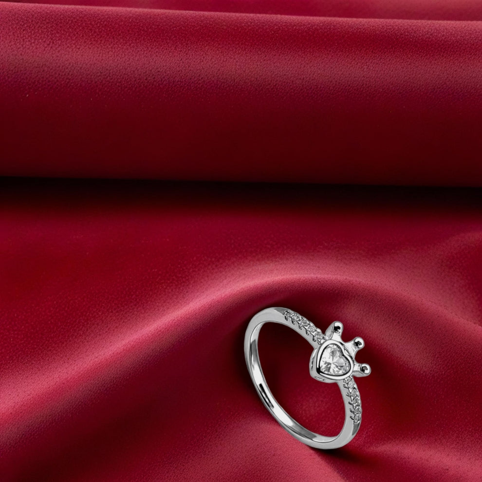 Silver Tiaraheart Band