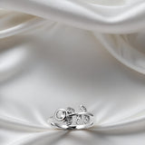 Silver Leafline Women`s Ring