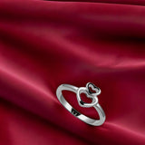 Silver Lovetier Women`s Band