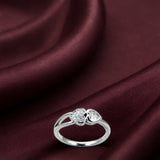 Silver Loveline Spark Women`s ring