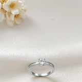 Silver Eternal Spark Women`s Ring