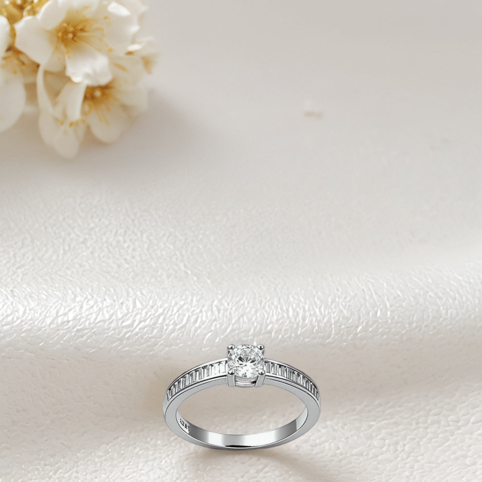 Silver Lumiera Women`s Ring