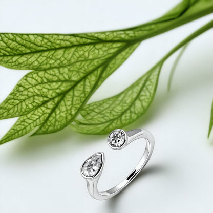 Silver Teara Women`s Ring