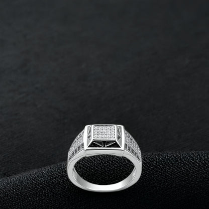 Silver Gridora Men`s Ring