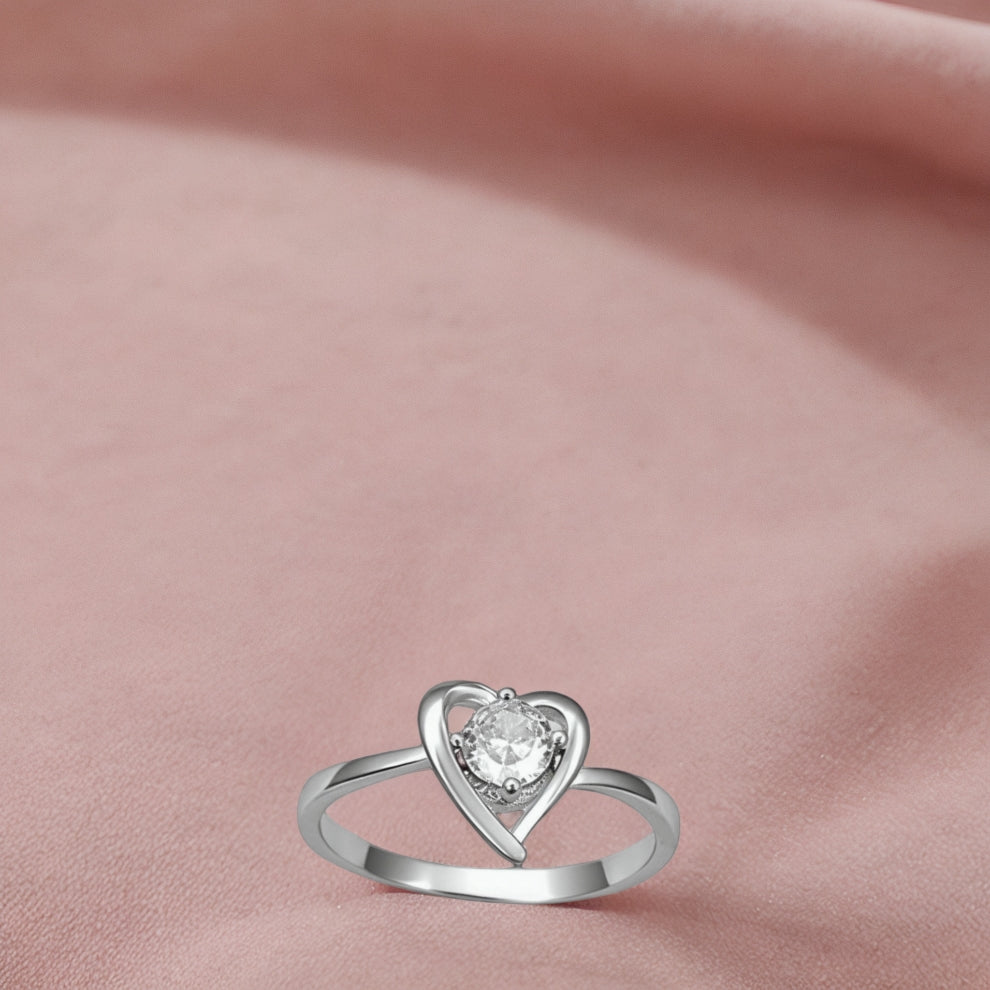 Silver Graceheart Women`s Ring