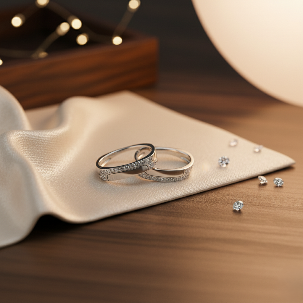 Varnyx & Nuvia Couple rings – Sterling Silver