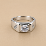 Silver Squarion Men`s Ring
