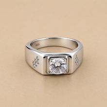 Silver Squarion Men`s Ring