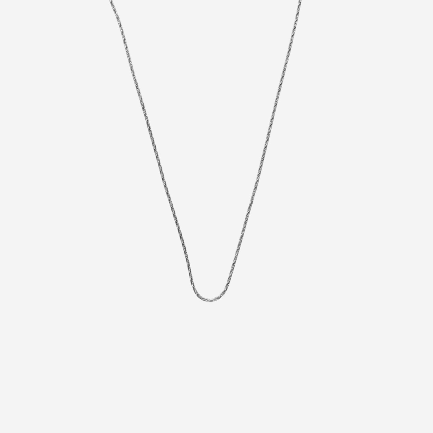 streamline sterling silver thread chain