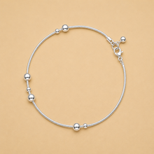 Silver Minora women`s Anklet