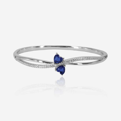 Azure Bracelet – Sterling Silver with Elegant Gemstones – Rubicstone