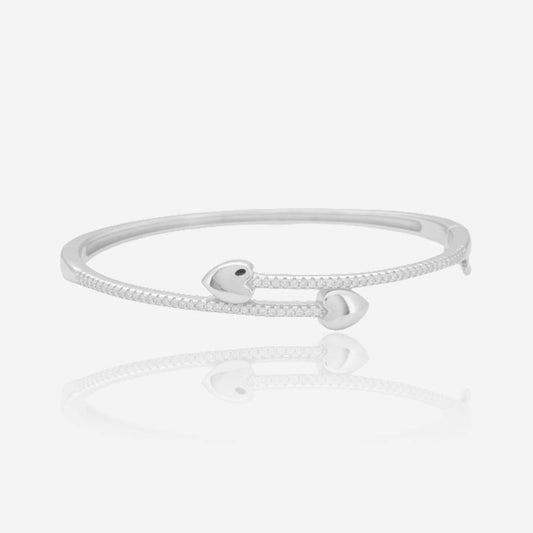 Sterling Silver Bracelet with Textured Elegance