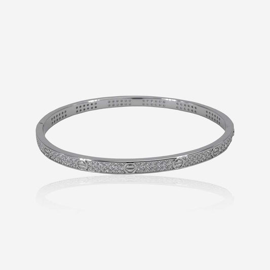 Celestial Halo Bracelet–Sterling Silver Radiant Charm – Rubicstone