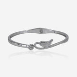 Celestial Wing Bracelet in Silver