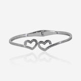 Eterna Heart Bracelet in Silver