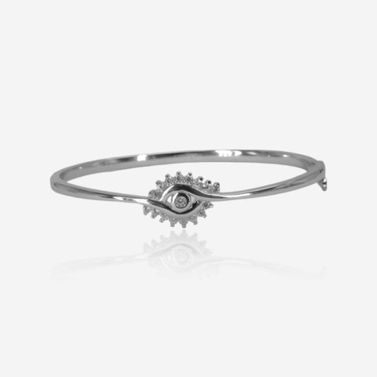 Eterna Weave Bracelet– Sterling Silver with Elegant Links – Rubicstone