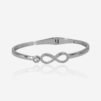Infinity Bracelet – Sterling Silver with Brilliance