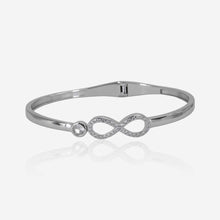 Infinity Bracelet – Sterling Silver with Brilliance