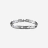 Silver Boldline Men`s Bracelet