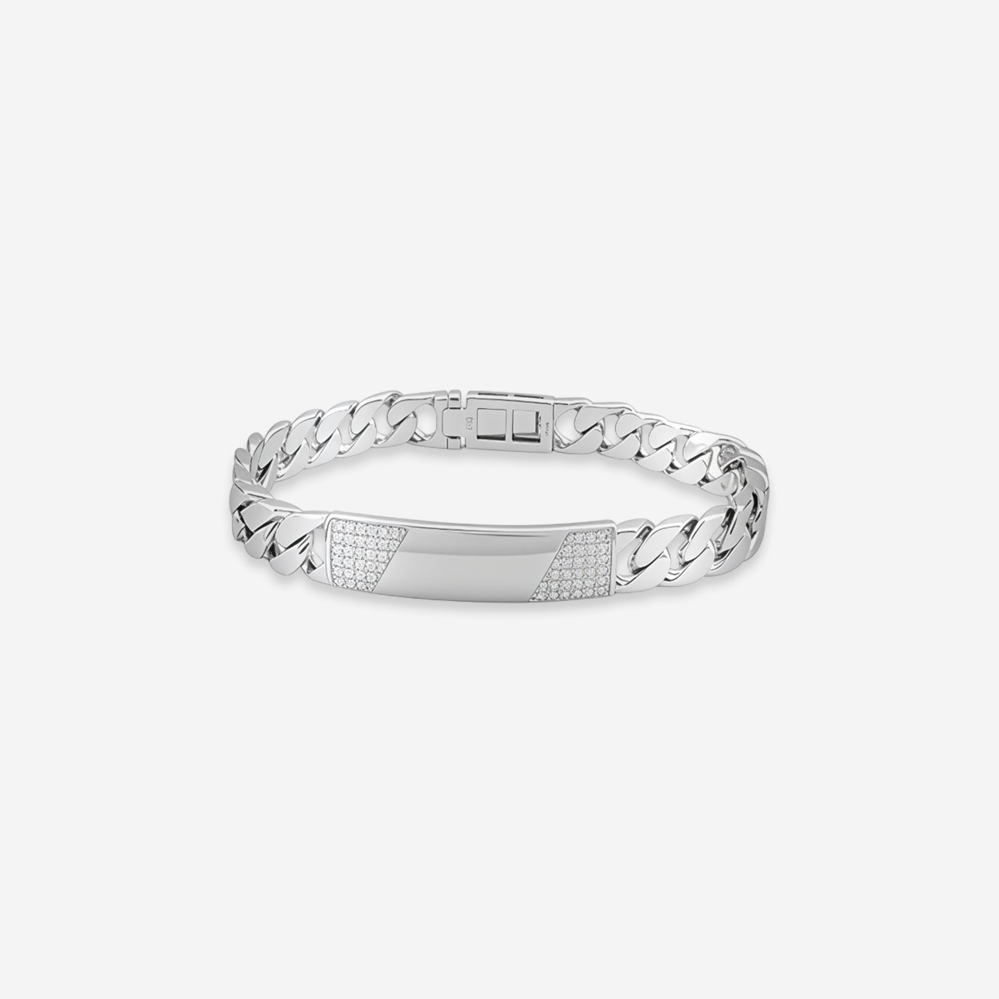 Sterling silver Aegis Plate Bracelet
