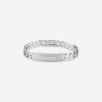 Sterling silver Aegis Plate Bracelet