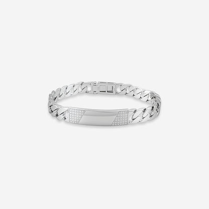 Sterling silver Aegis Plate Bracelet
