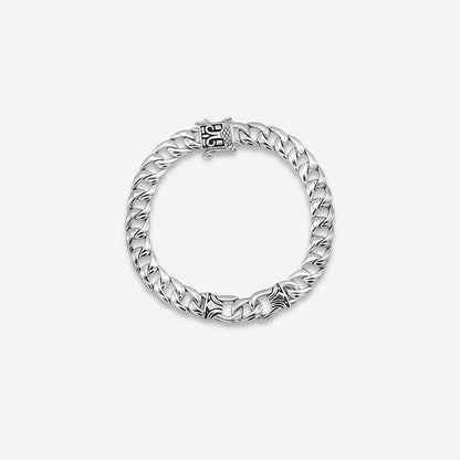 Sterling silver Steelflow Chain Bracelet