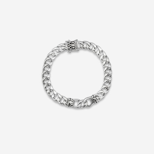 Sterling silver Steelflow Chain Bracelet