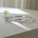 Ebb & Heart Bracelet in Silver