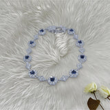 Scarlet Aura Bracelet in Silver