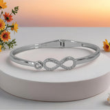Eterna Infinity Bracelet in Silver