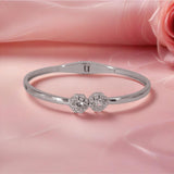 Blossom Brilliance Bracelet in Silver