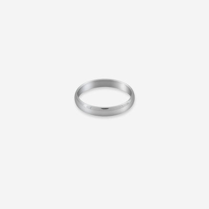 Classic Silver Men’s round Band