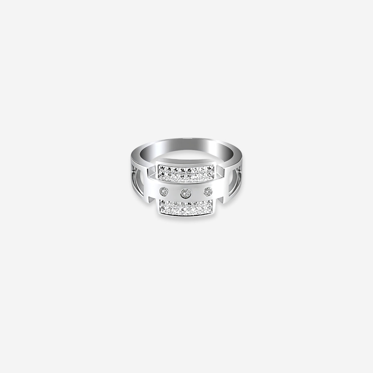 Sterling silver Griden Luxe Men`s Ring