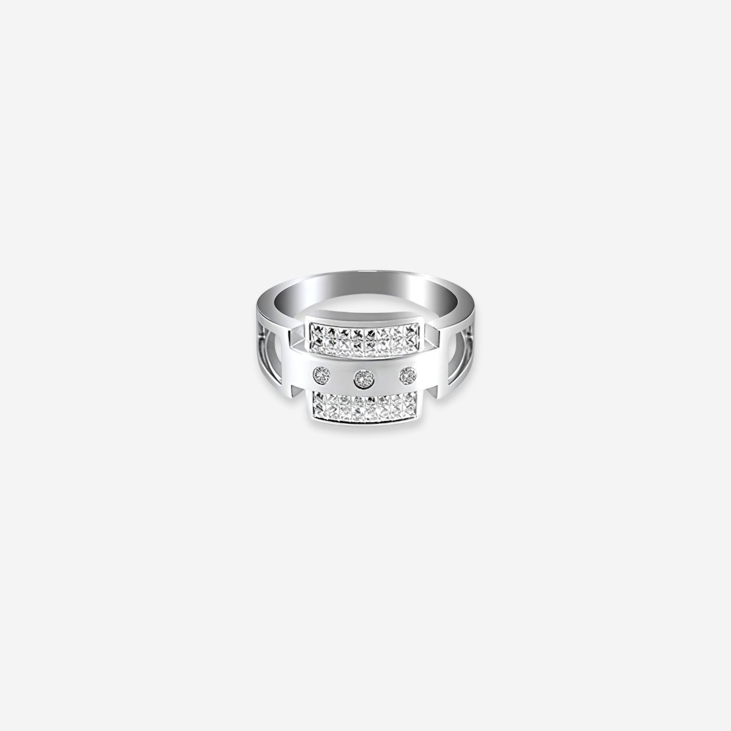 sterling silver griden luxe men`s ring
