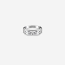 Sterling silver Vertex Crest Men’s Ring