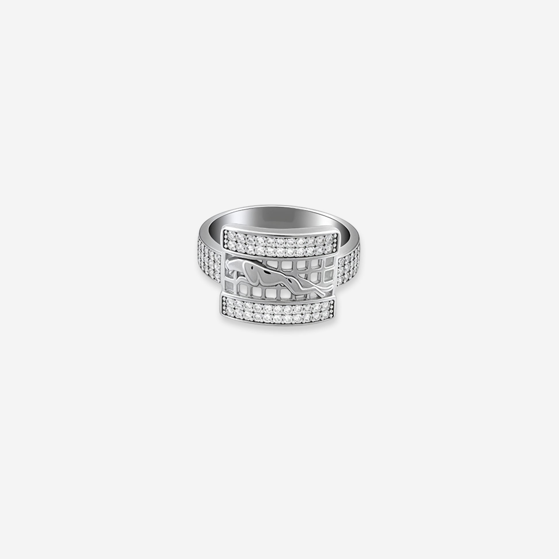 Sterling silver Regal Stride Men’s Ring