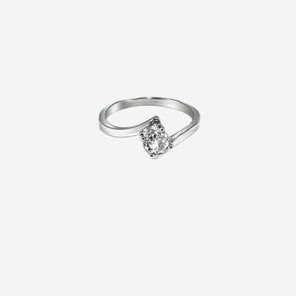 Soft Crest Ring– Sterling Silver in Elegance