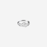 Heart Gleam ring in silver