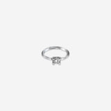 Crystal Crest Women`s ring in Silver