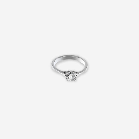 Crystal Rise ring – Sterling Silver in Clarity