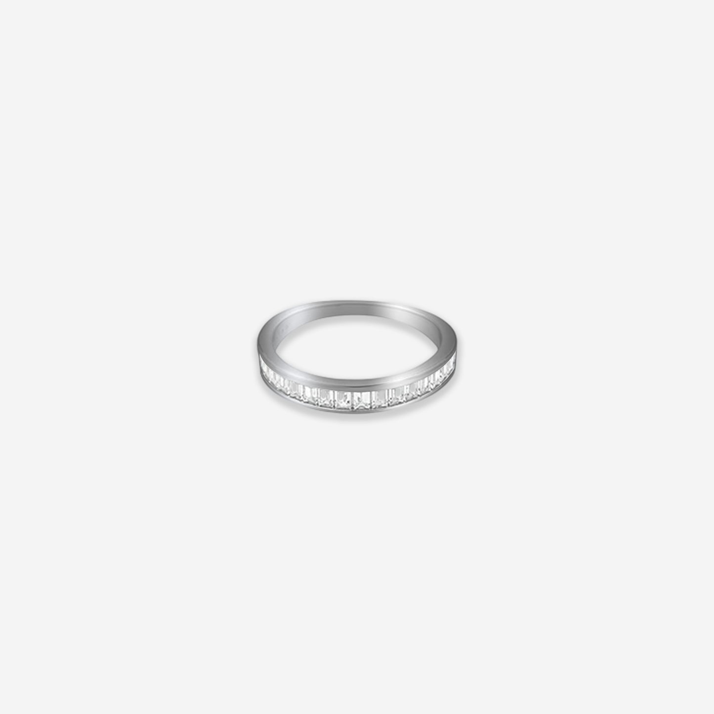 elysian halo ring – sterling silver with radiant beauty