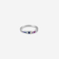 Arden Square Ring – Sterling Silver with Geometric Elegance