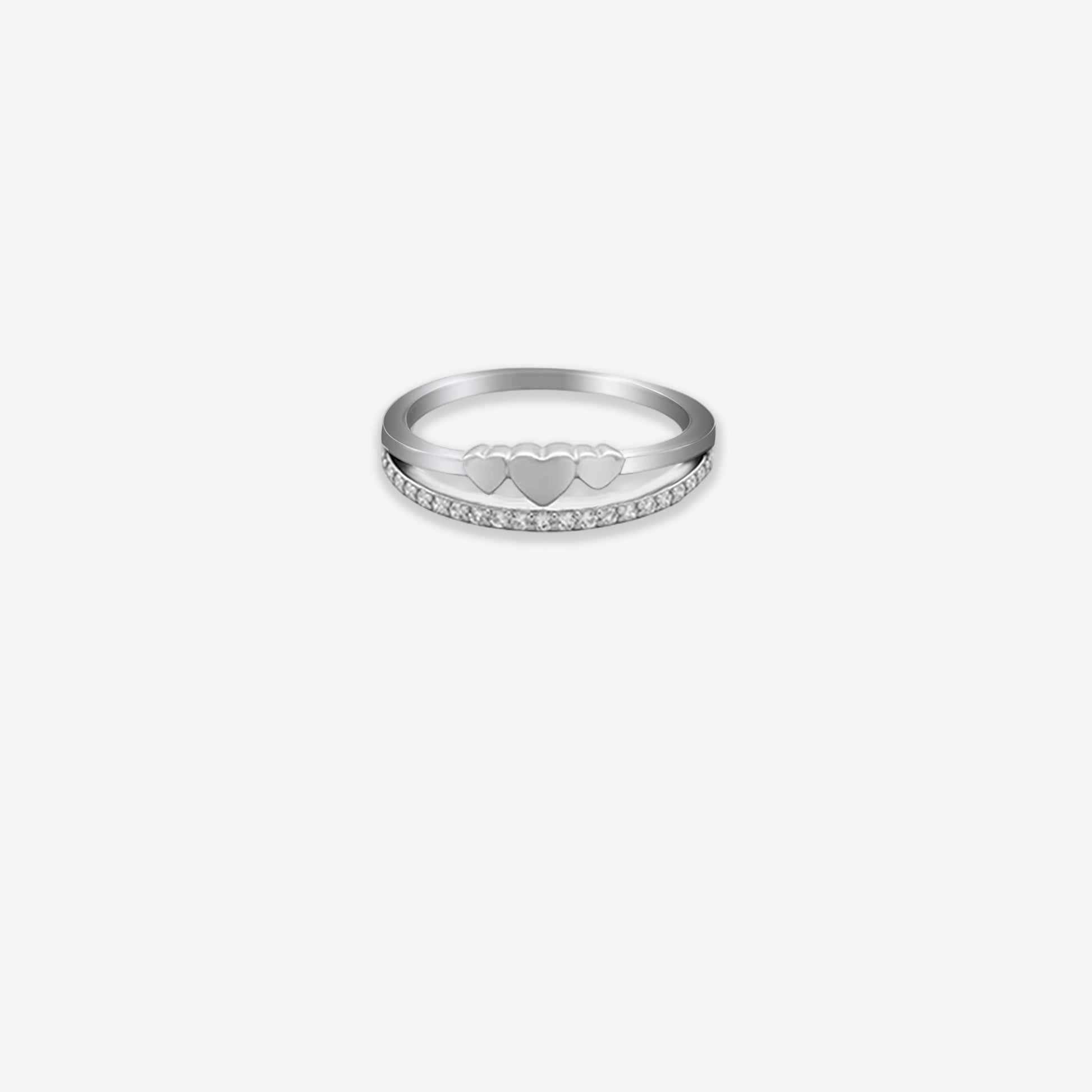 GeoTip Ring – Sterling Silver in Sleek Motion