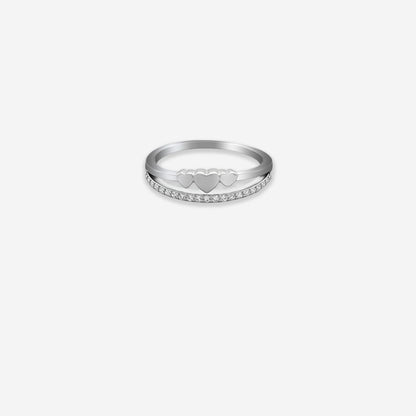 GeoTip Ring – Sterling Silver in Sleek Motion