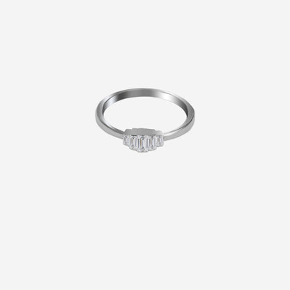 Sterling silver Serene ring
