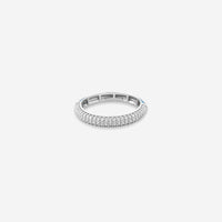 Opaline Tier Ring– Sterling Silver Modern Sparkle