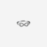Silver Infinity Brilliance Women`s Ring